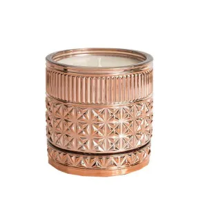 Capri Blue Gilded Gold Faceted Jar Candle Pink Grapefruit & Prosecco 11oz