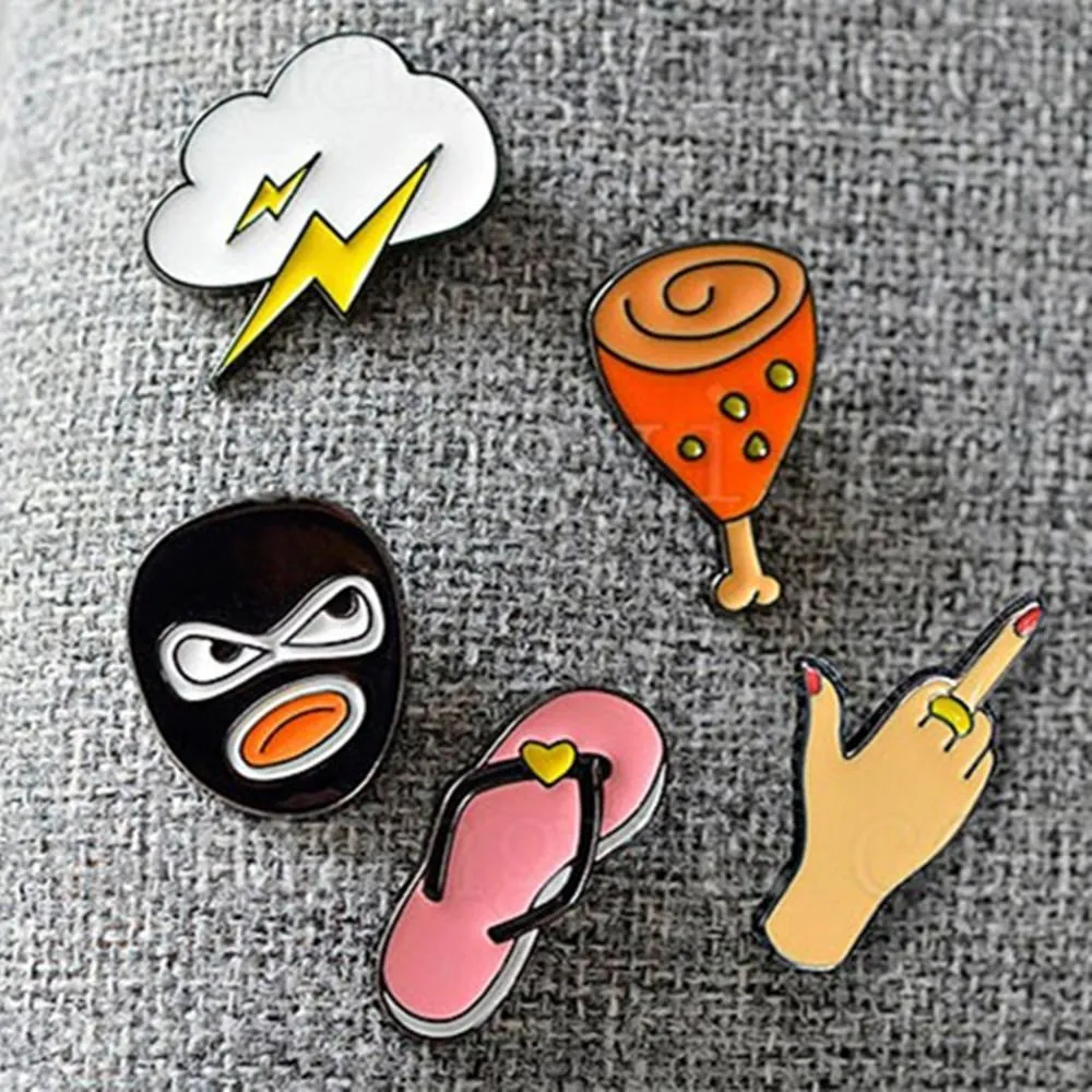Cartoon Brooches (5 Styles)