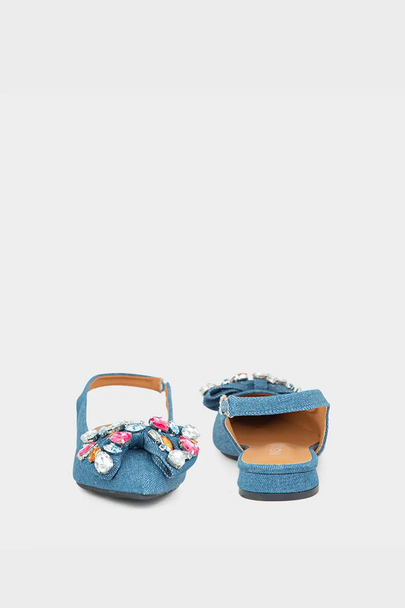 Casual Sling Back IC4004-Blue