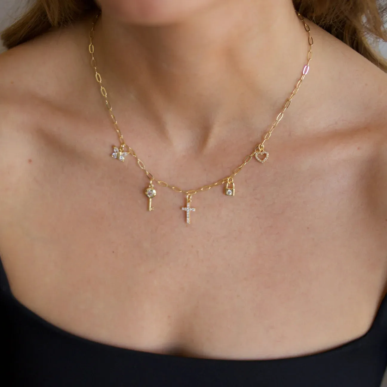 Charming Cross Necklace