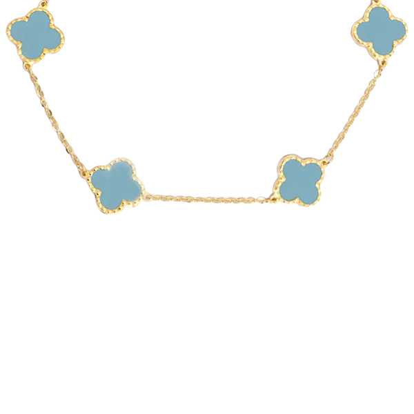 Charming Turquoise Clover Bracelet