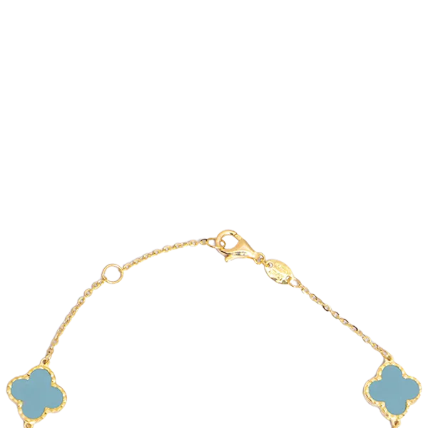 Charming Turquoise Clover Bracelet