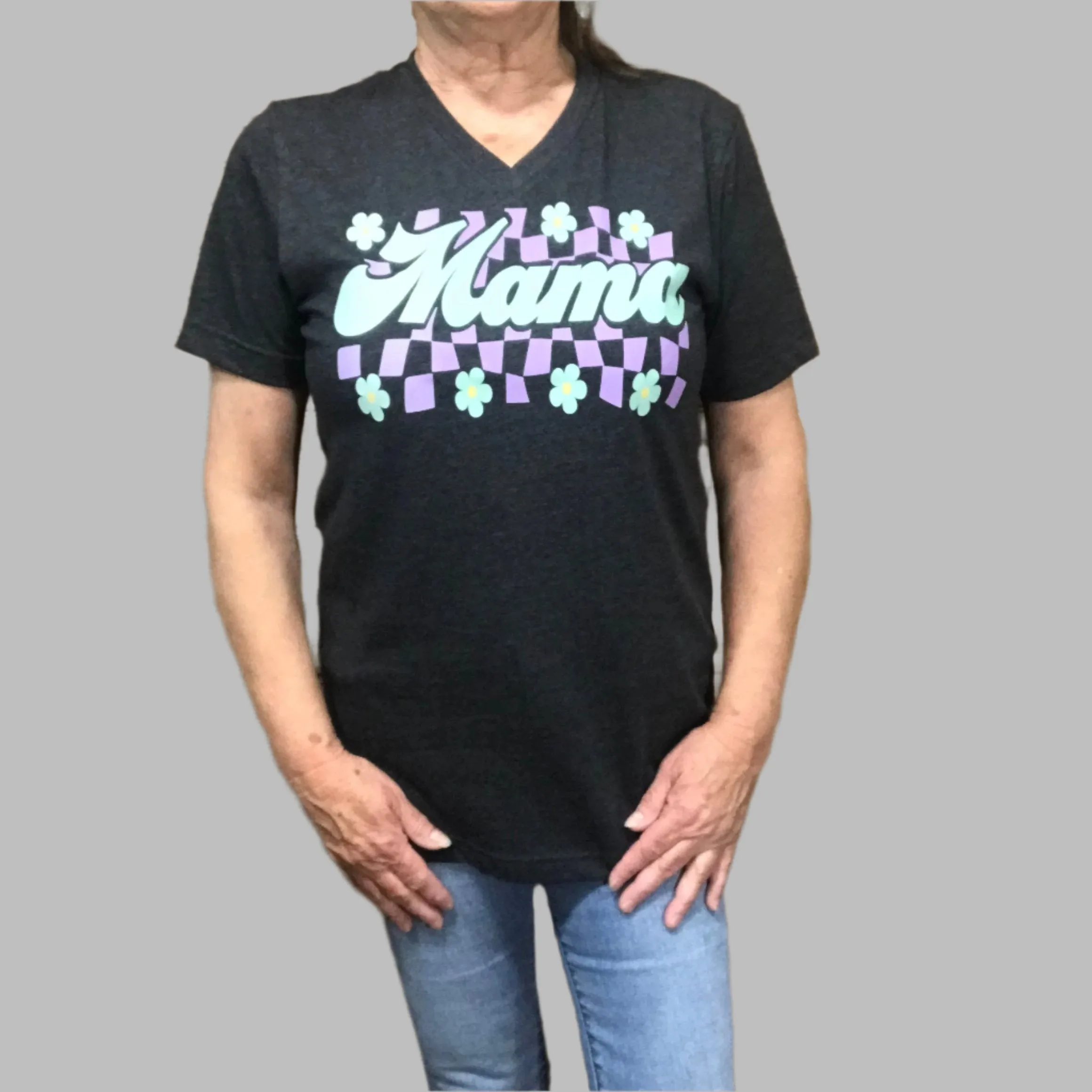 Checkered Mama T-Shirt