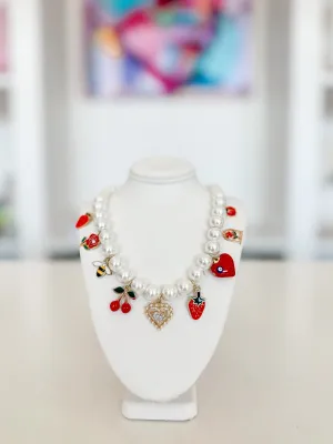 Cherry Pearl Necklace