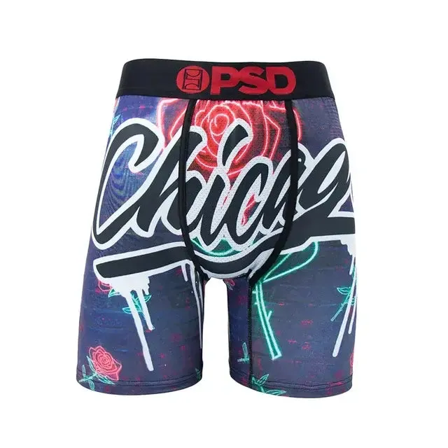 Chic Printed Men’s Boxer Briefs