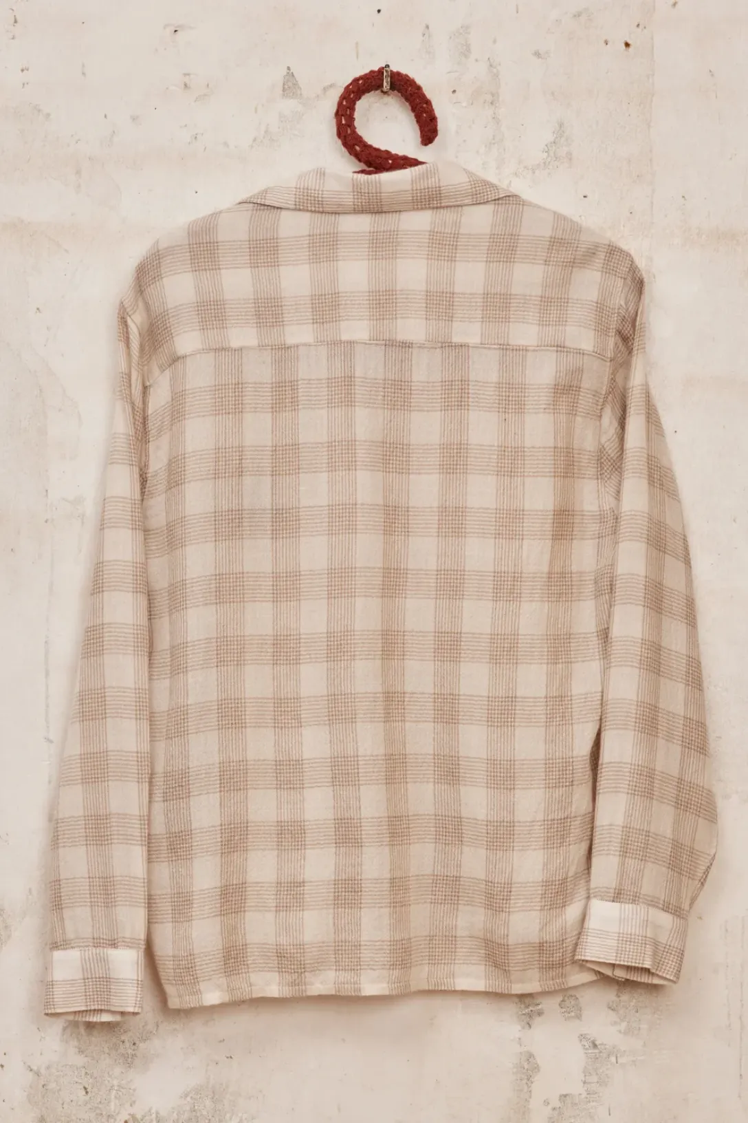Chitin Shirt | Beige Check