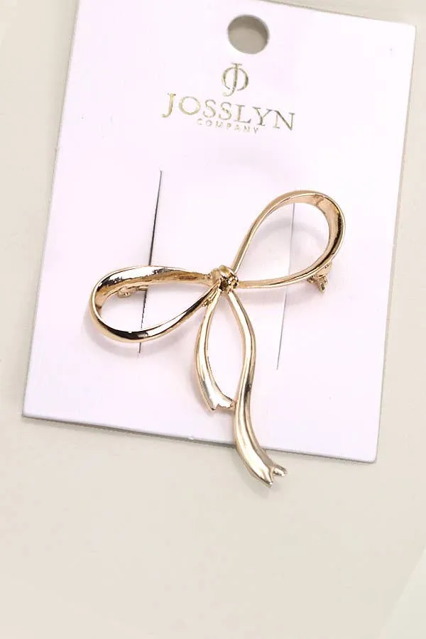 Classic Bow Brooch