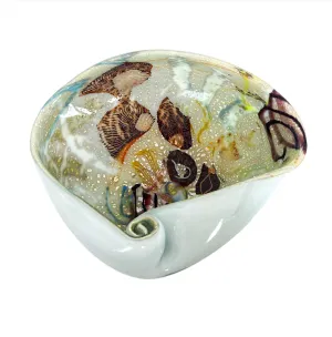 Confetti Shell Shaped Murano Dish