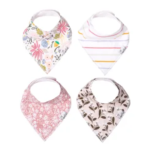 Copper Pearl - Bandana Bib (4 pack) - Olive