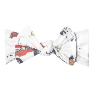 Copper Pearl - Knit Headband Bow - Jo