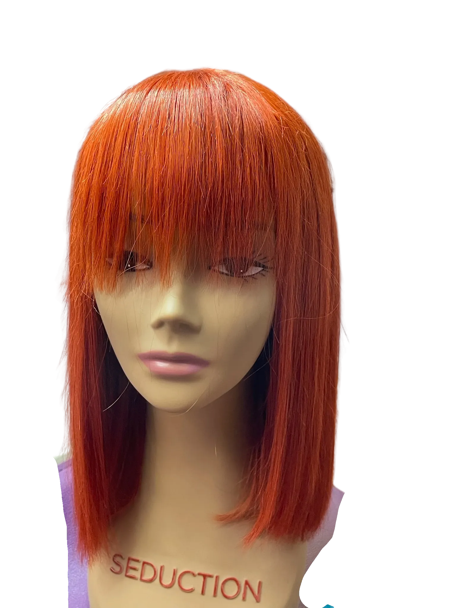 Copper "Candy" 14in Blunt Bang Wig