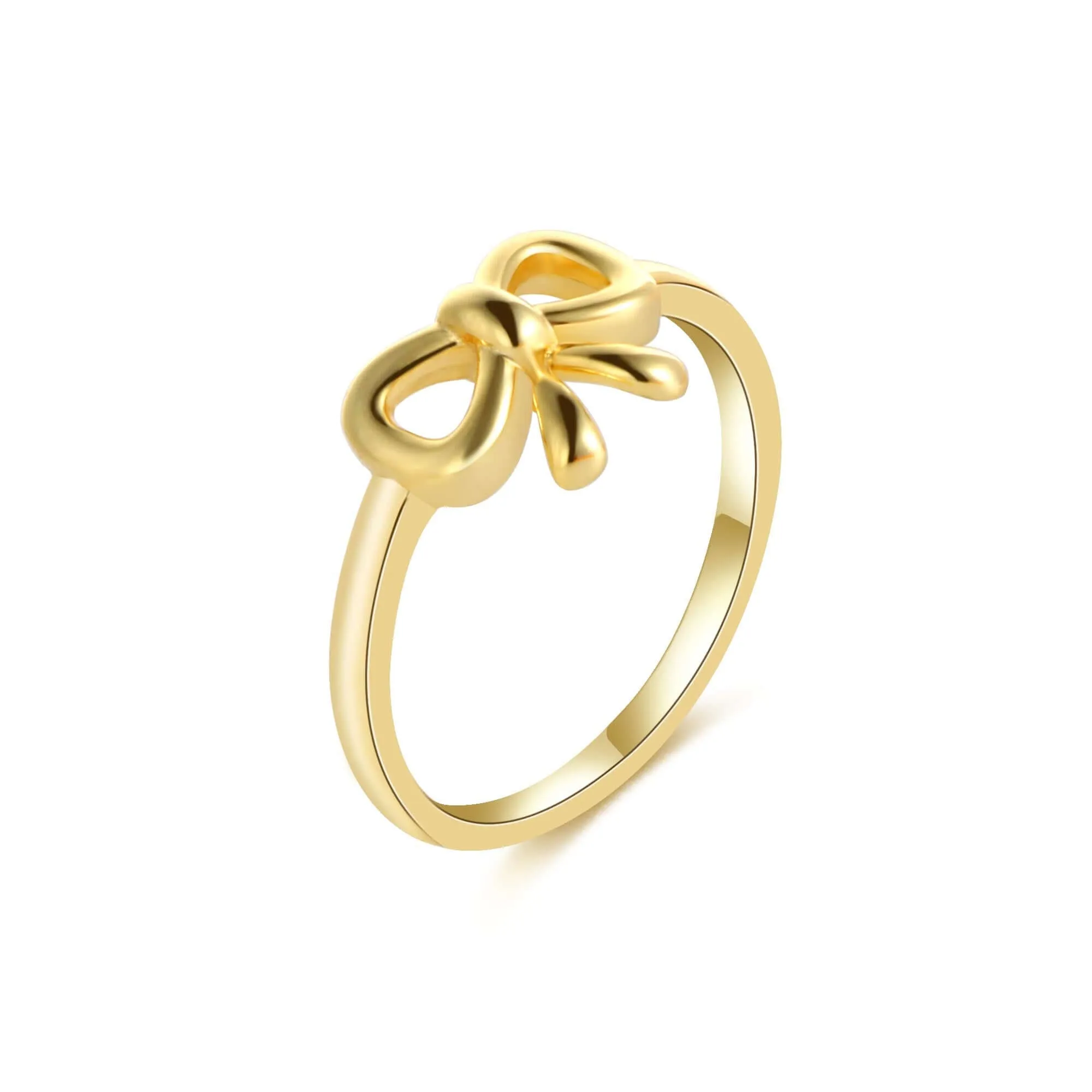 Coquette Charm Classic Bow Ring Bracelet Necklace Delicate Stud Earrings Set designed by Katie