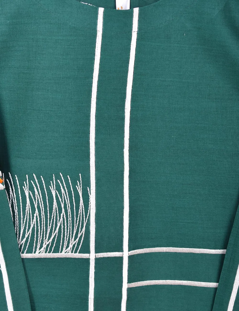 Cotton Embroidered Stitched Kurti - Revolution (TS-067A-Turquoise)