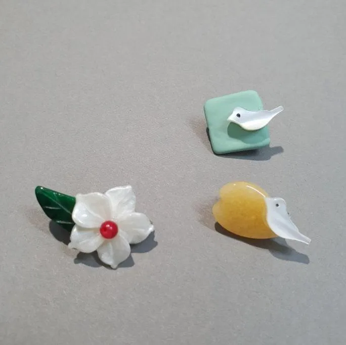 Cute Stone Brooch (3 styles)