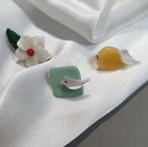 Cute Stone Brooch (3 styles)