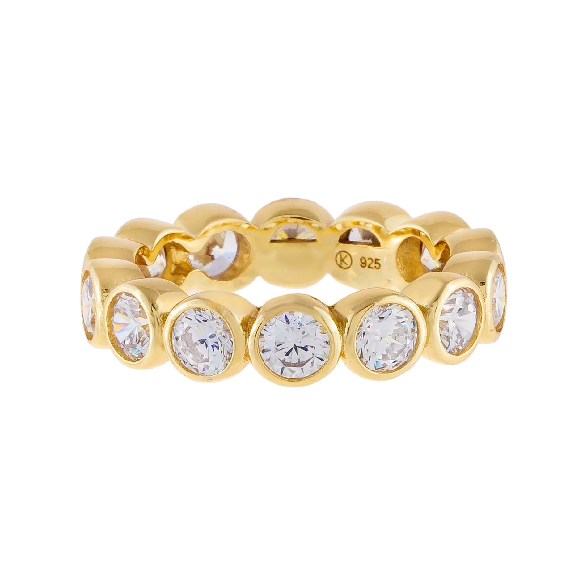 CZ Bezel Travel Ring