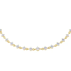 CZ Round Stone Choker
