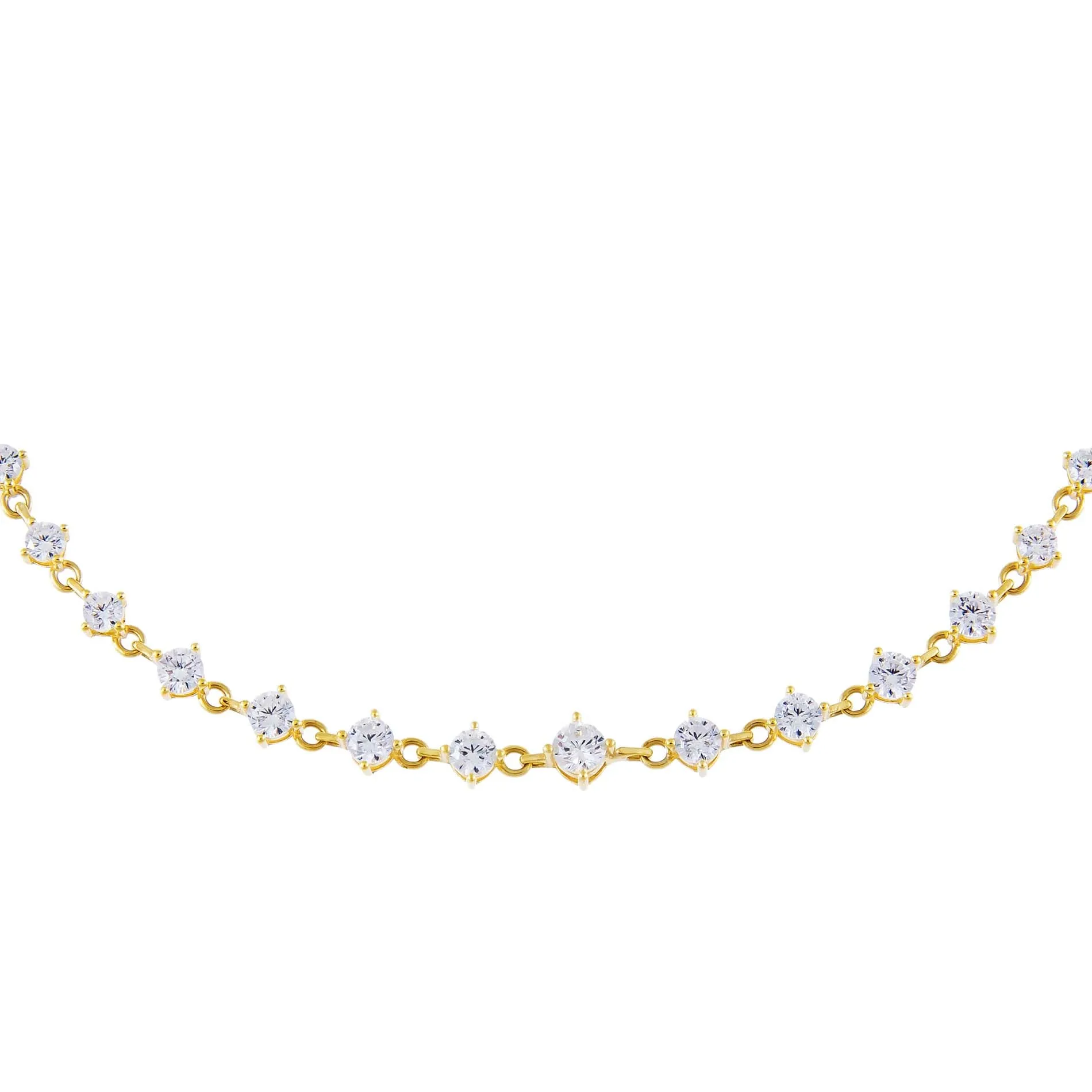 CZ Round Stone Choker