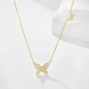 Dainty Butterfly Necklace