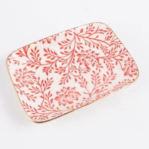 Delicate Patterned Trinket Dish | Two Colors