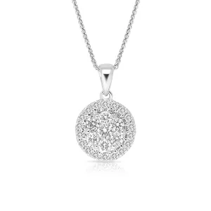 Diamond Cluster Pendant - .55 Carat