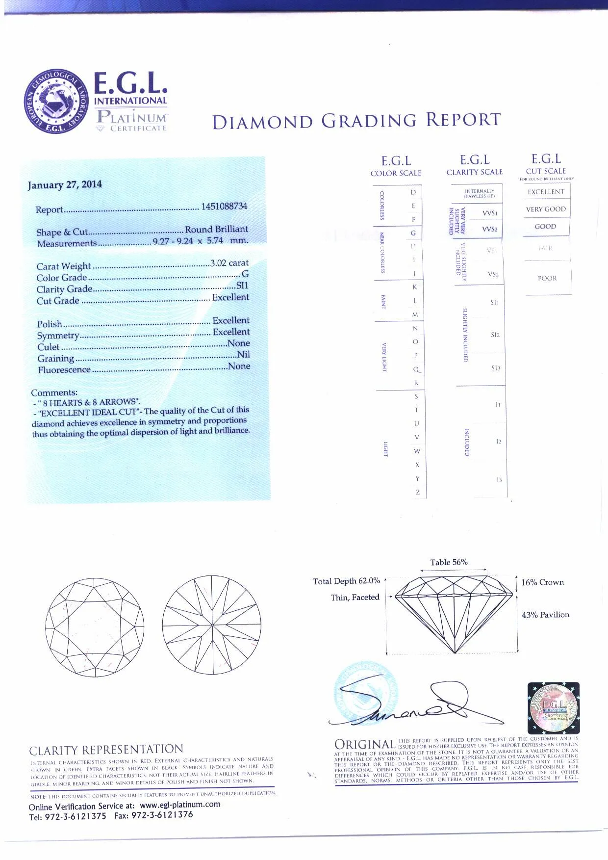 Diamond Snowflake Pendant - 4.52 Carat