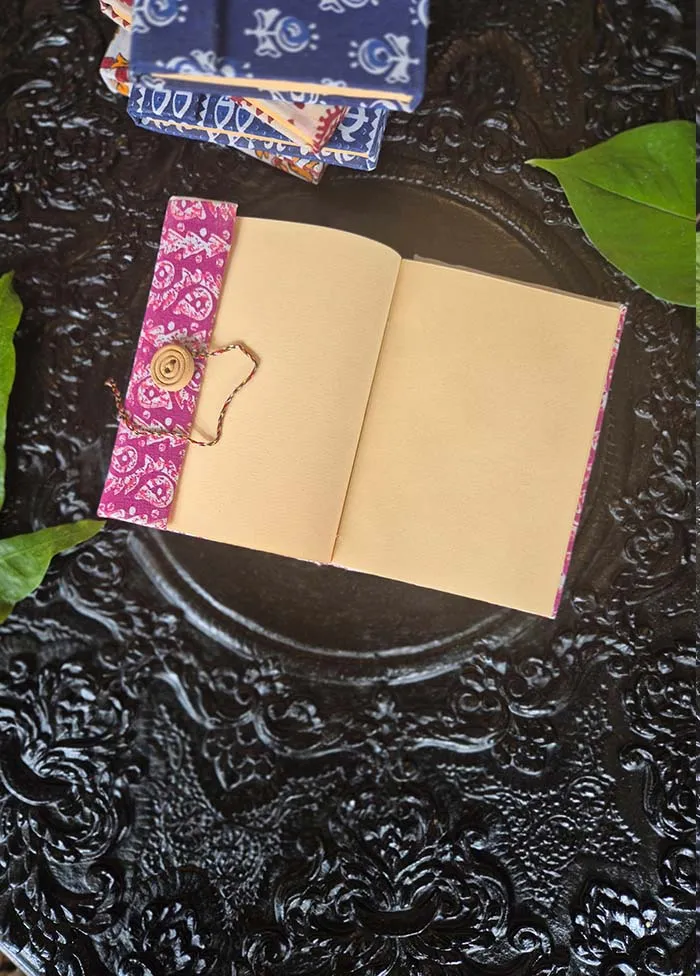 Diary With Leaf Print - Small