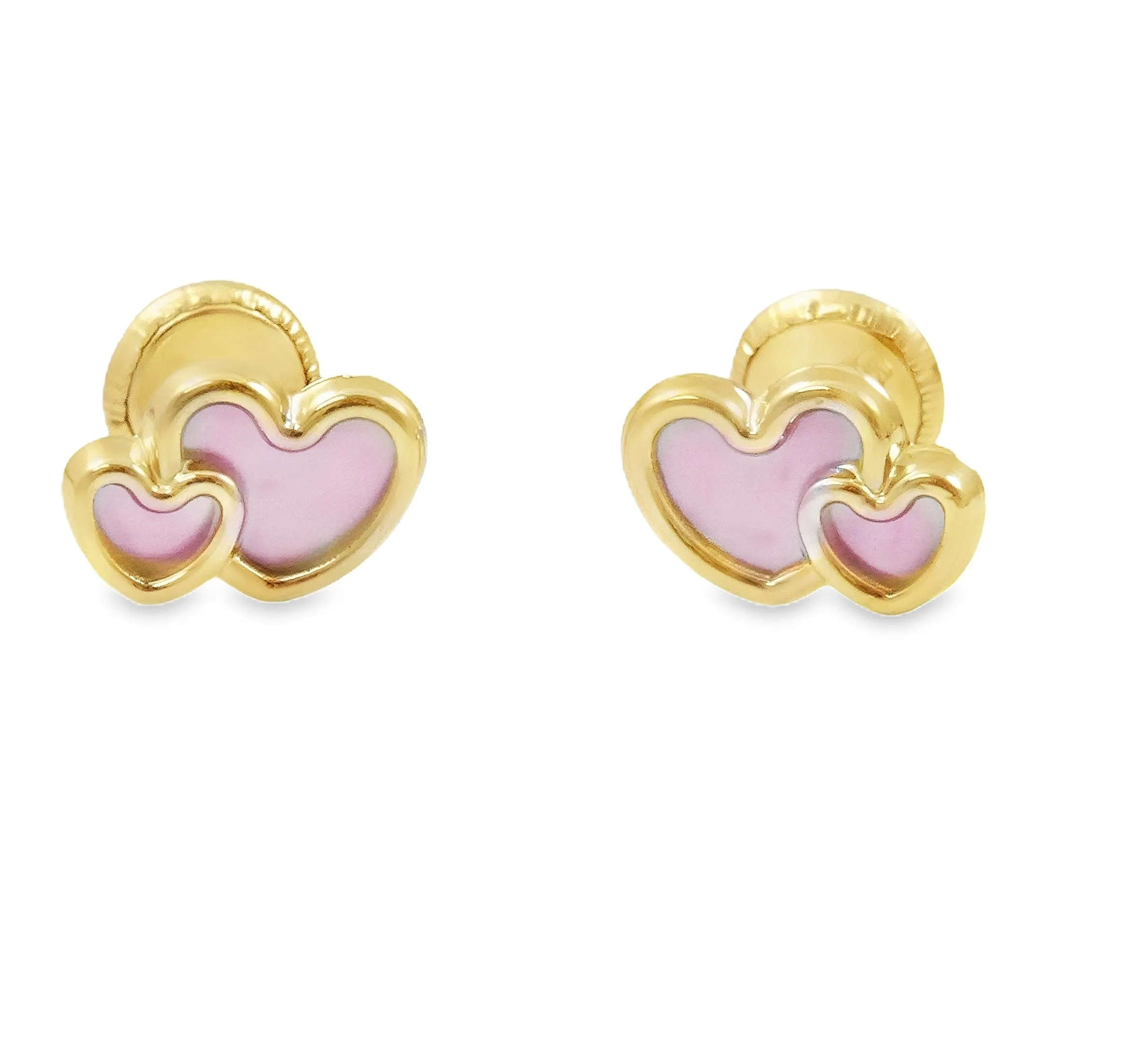 Double Heart Mother of Pearl