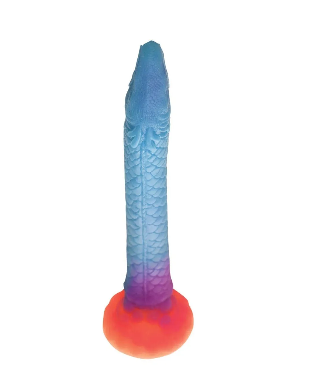 Dragon Dildo: 17.7" Glow-in-the-Dark Silicone Superlong Dildo