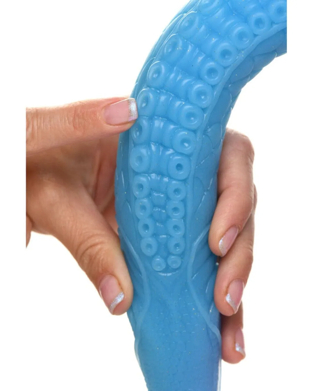 Dragon Dildo: 17.7" Glow-in-the-Dark Silicone Superlong Dildo