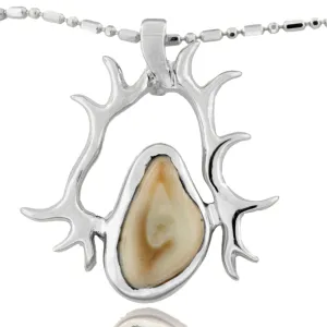 Elk Antler Elk Ivory Necklace
