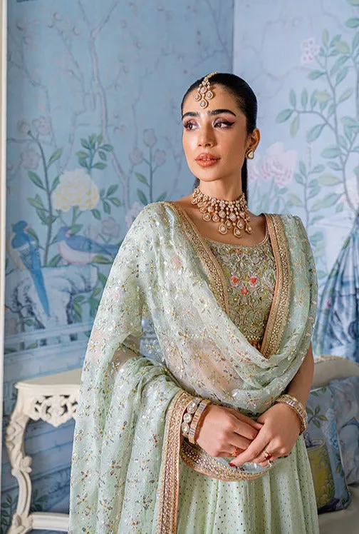 Embellished Blue Lehenga Choli Indian Bridal Dress