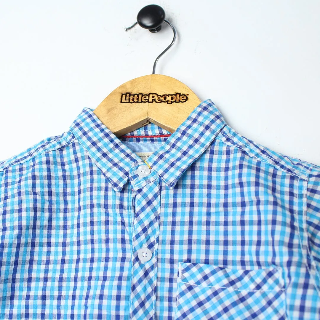 Enchanting Blue Themed Stylish Boys Casual Shirt
