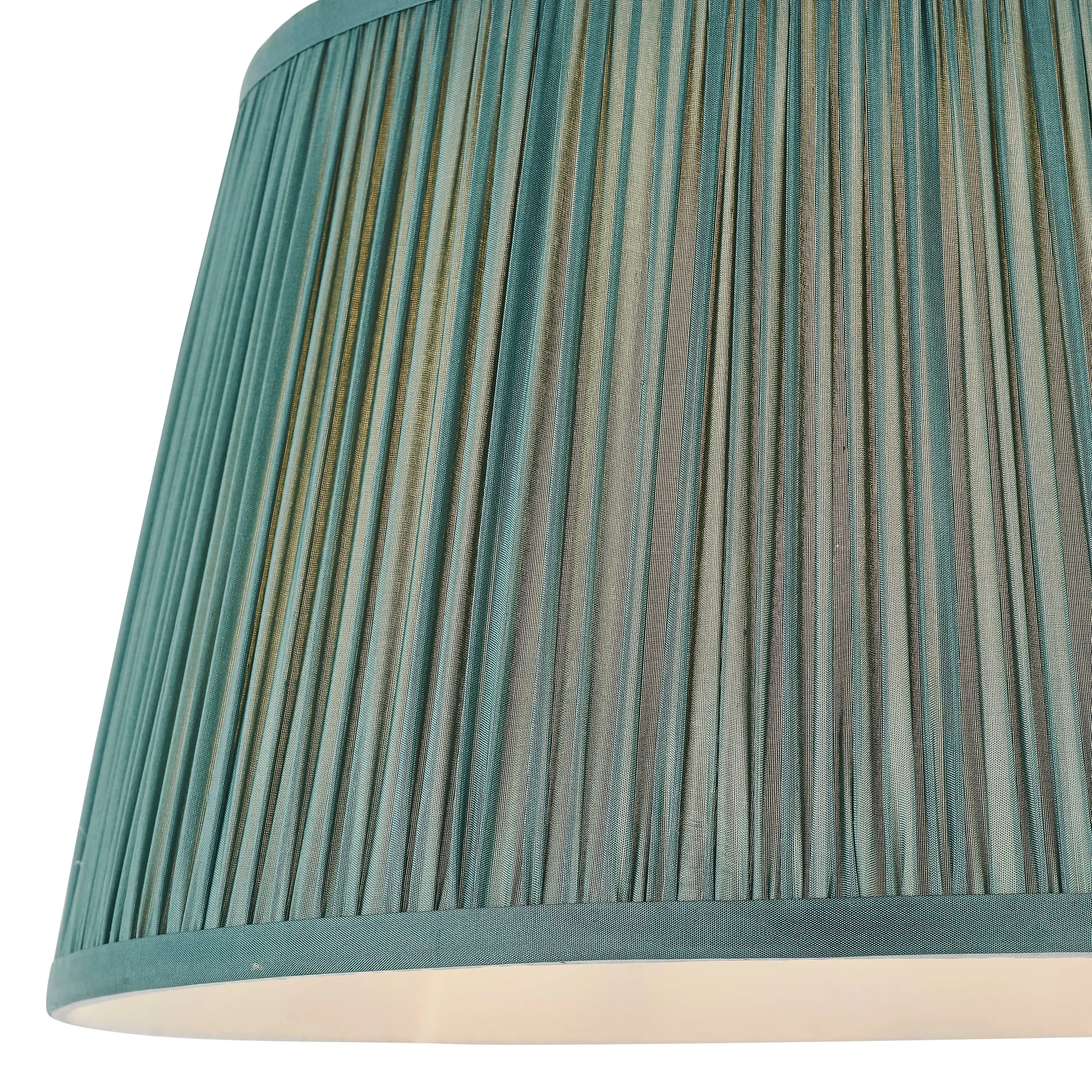 Endon 81390 Freya 1lt Shade Fir silk 60W E27 or B22 GLS (Required)