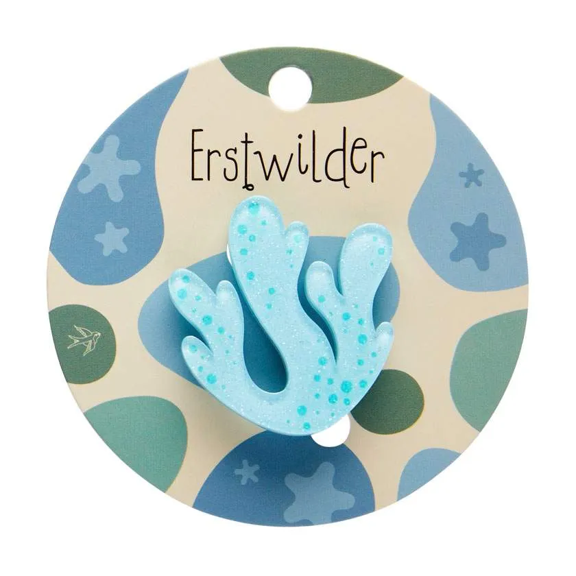 Erstwilder Ocean Coral Simplified Mini Brooch