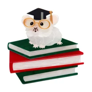 Erstwilder The Valedictorian Mouse Brooch