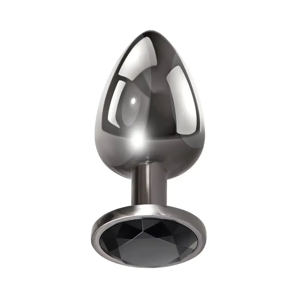 Evolved Stainless Steel Black Gem Anal Plug Set