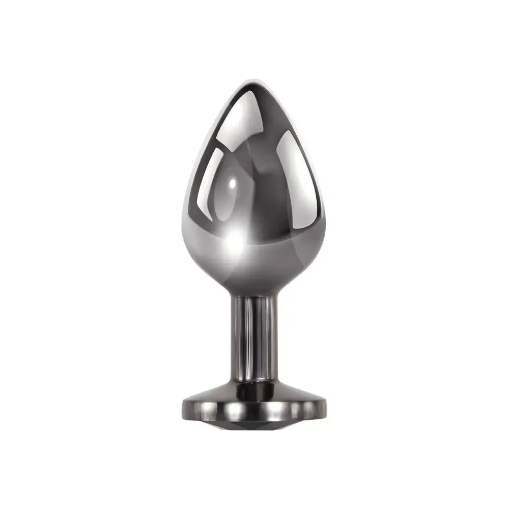 Evolved Stainless Steel Black Gem Anal Plug Set