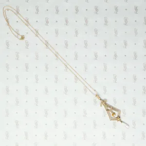 Exquisite Pearl and Diamond Lavalier Pendant