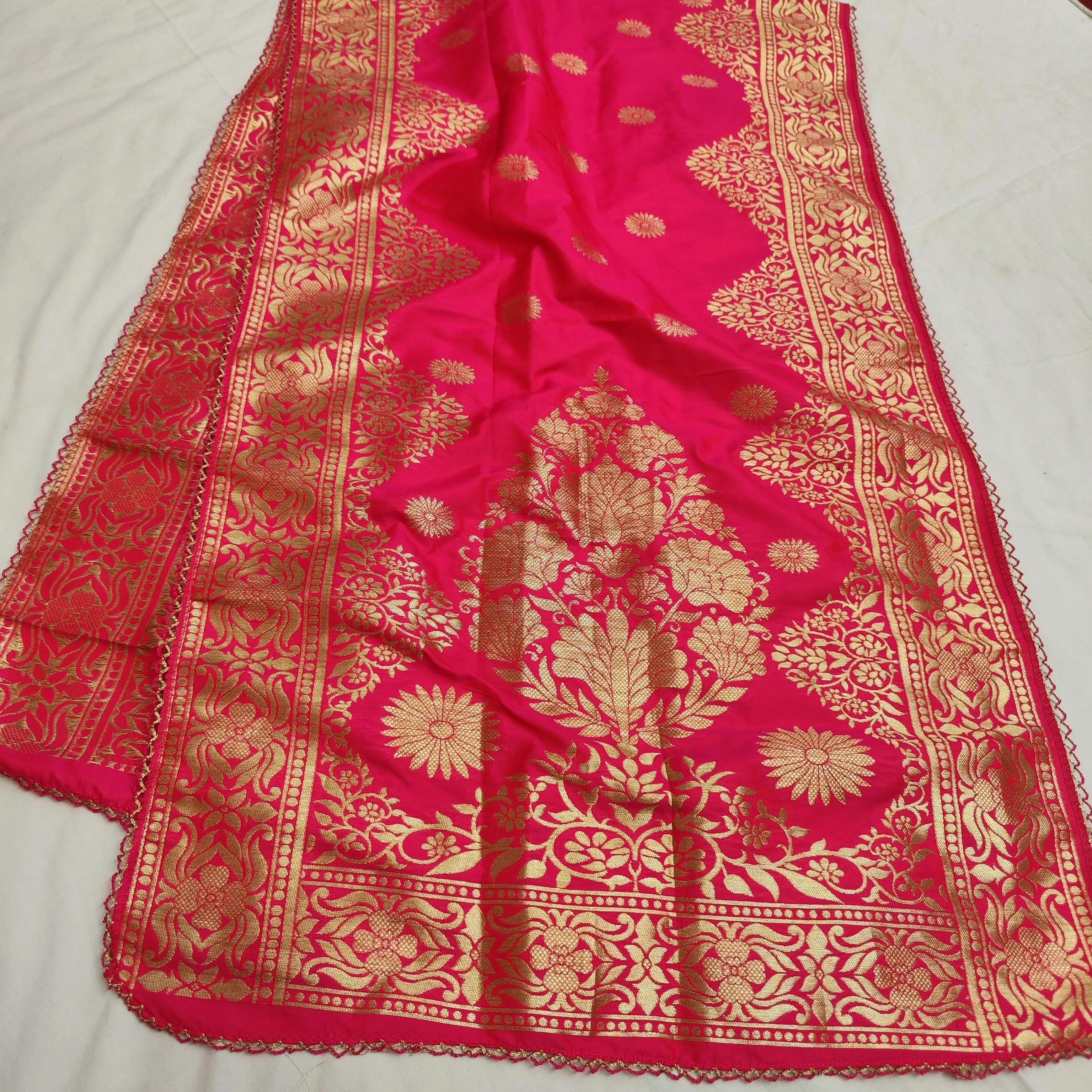 Fancy Stylish Heavy Border Banarasi Stole