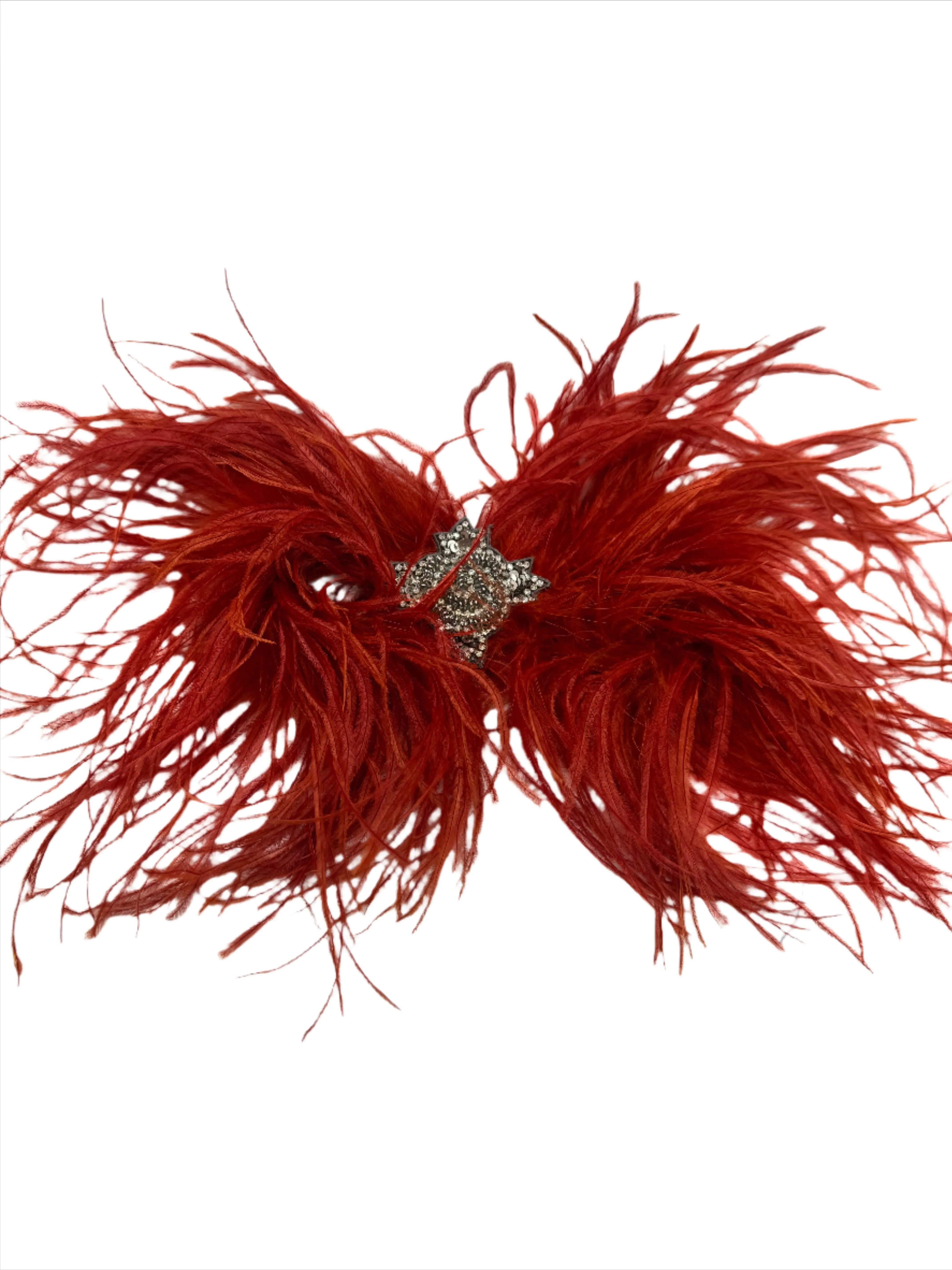 Feather Bow Brooches