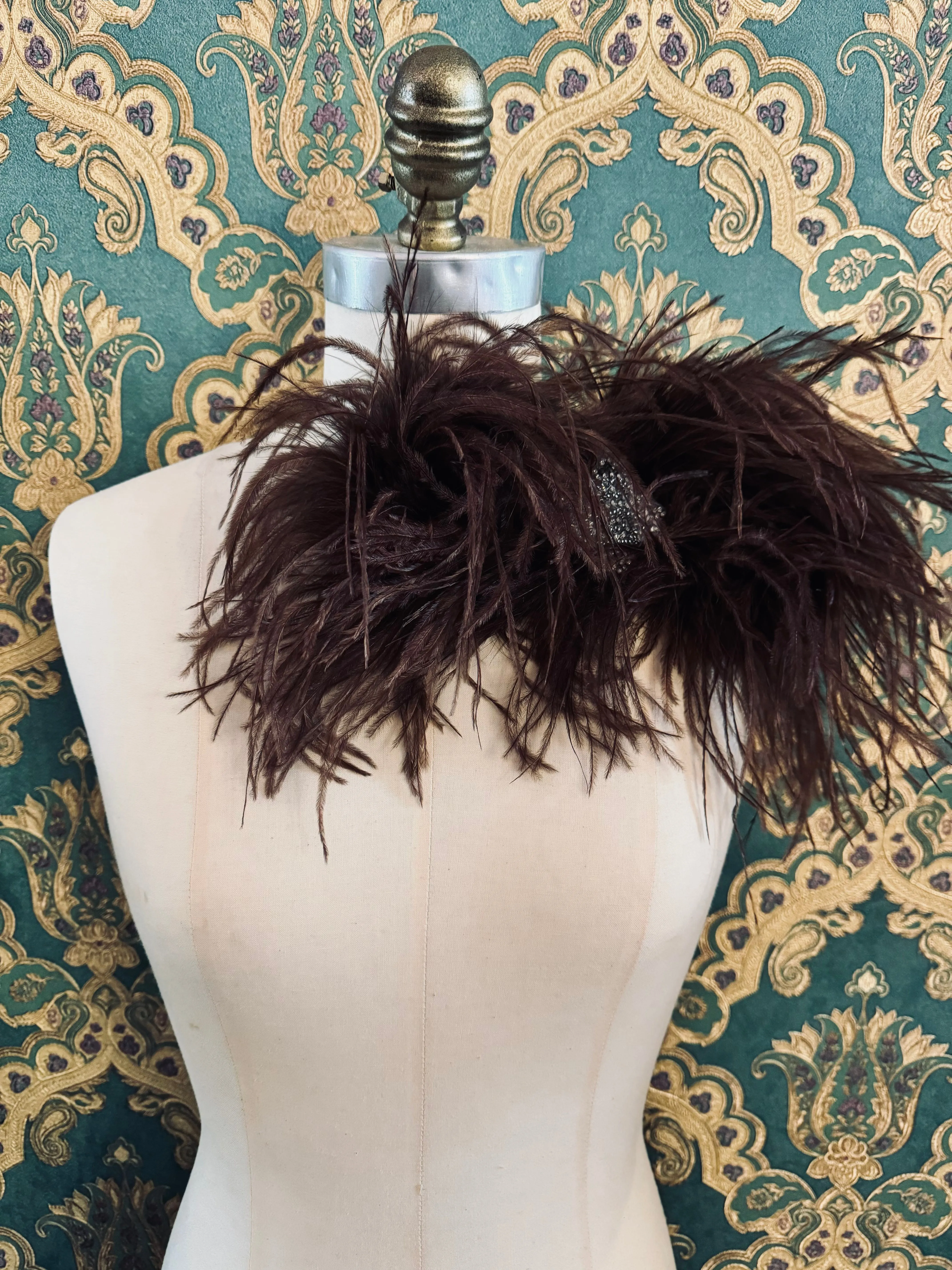 Feather Bow Brooches