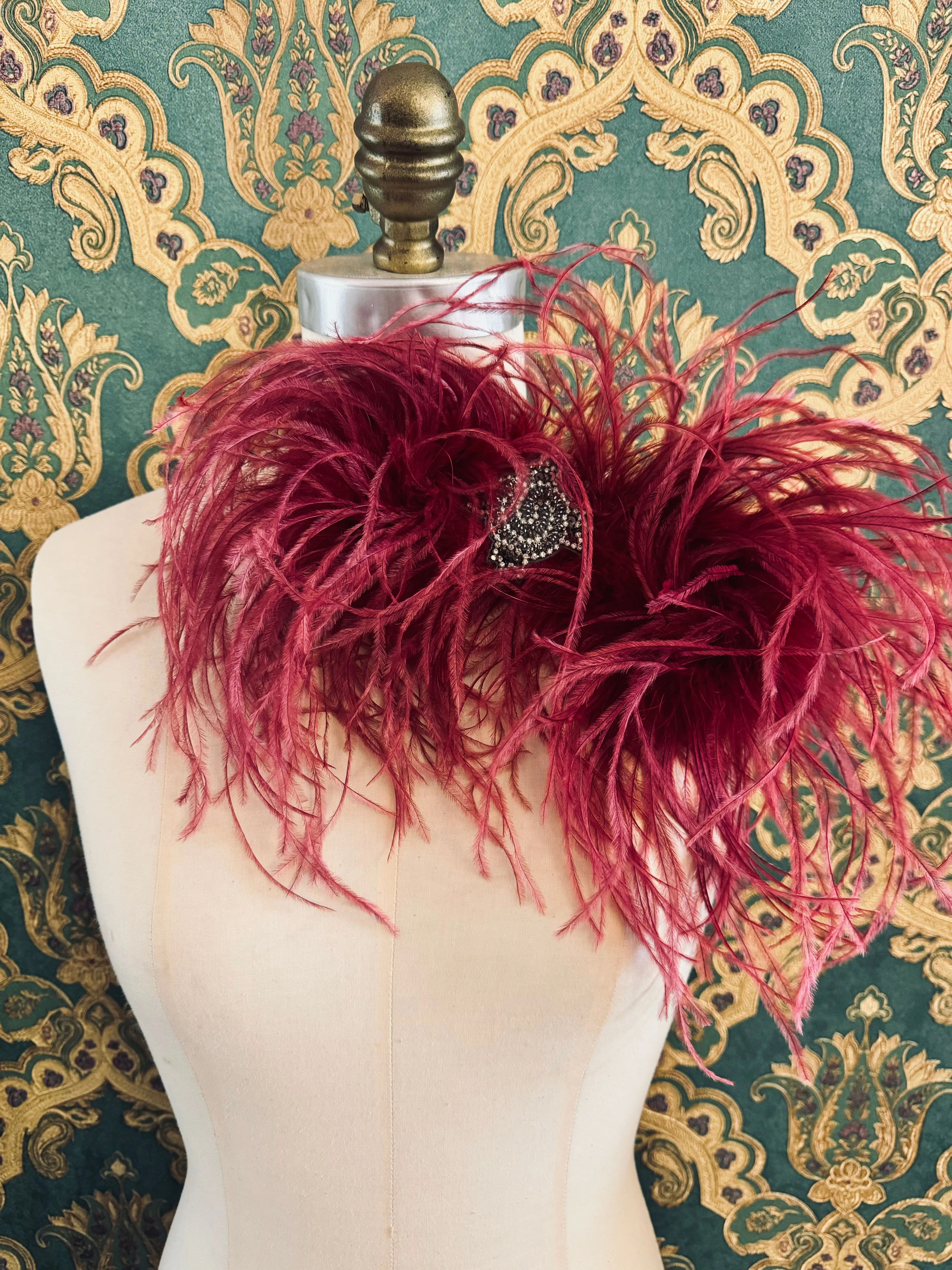 Feather Bow Brooches