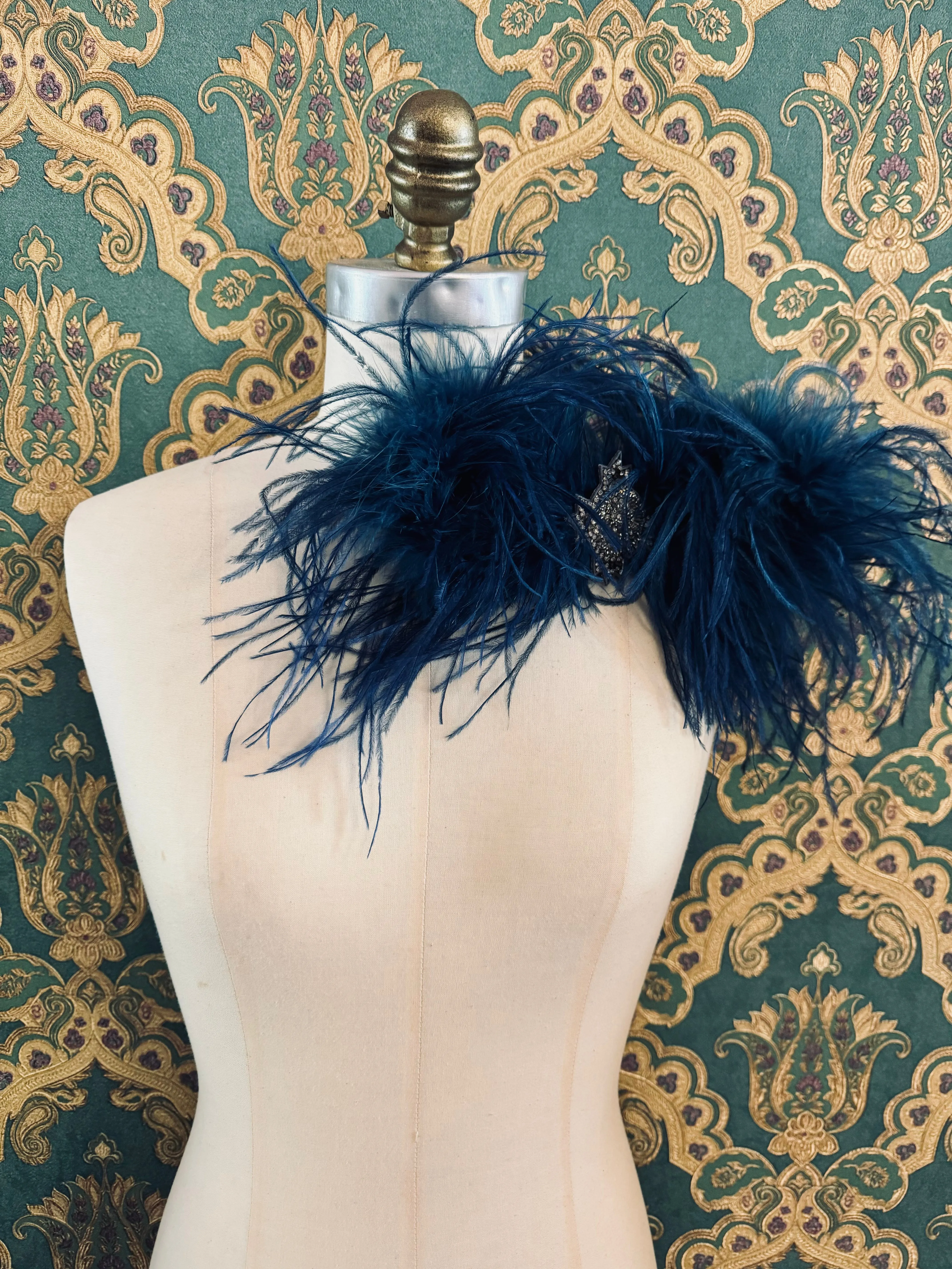 Feather Bow Brooches