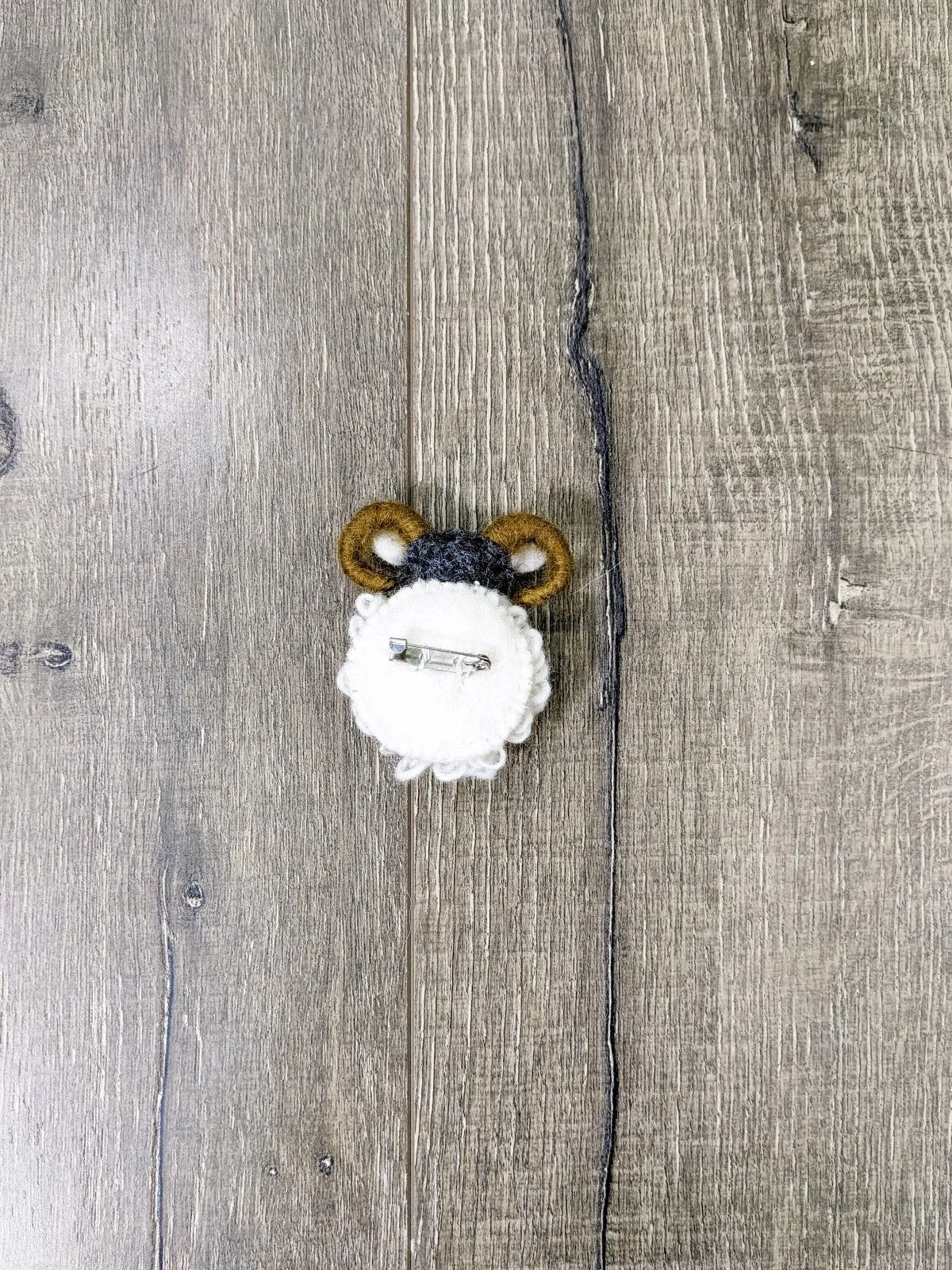 Felt Ram Brooch