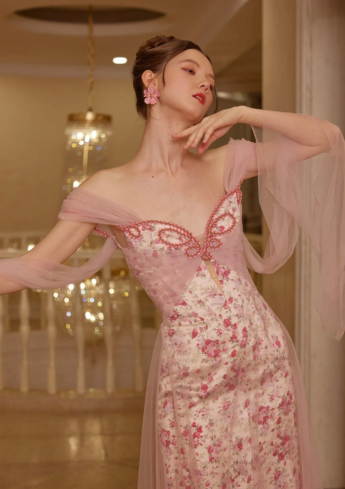 Floral Disc Fairy Corset Dress