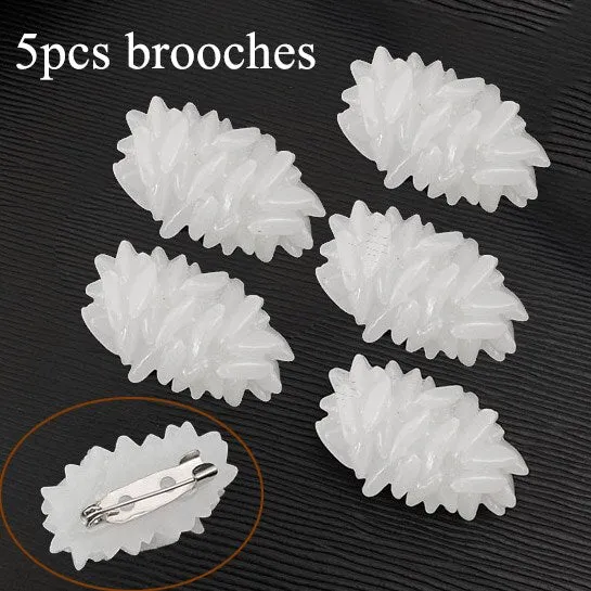 Food Rice Hairpin and Brooch Set