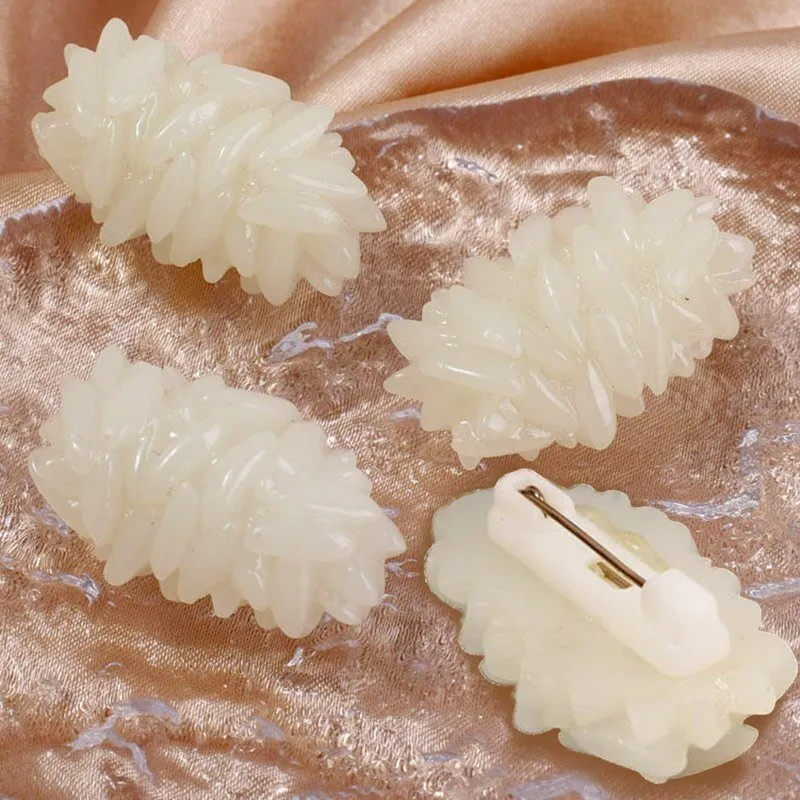Food Rice Hairpin and Brooch Set