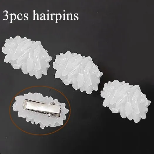 Food Rice Hairpin and Brooch Set