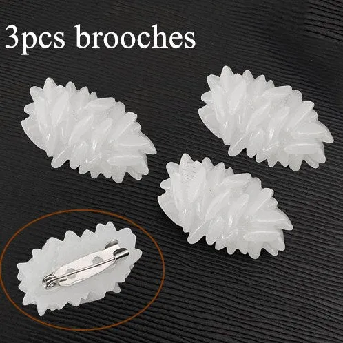 Food Rice Hairpin and Brooch Set